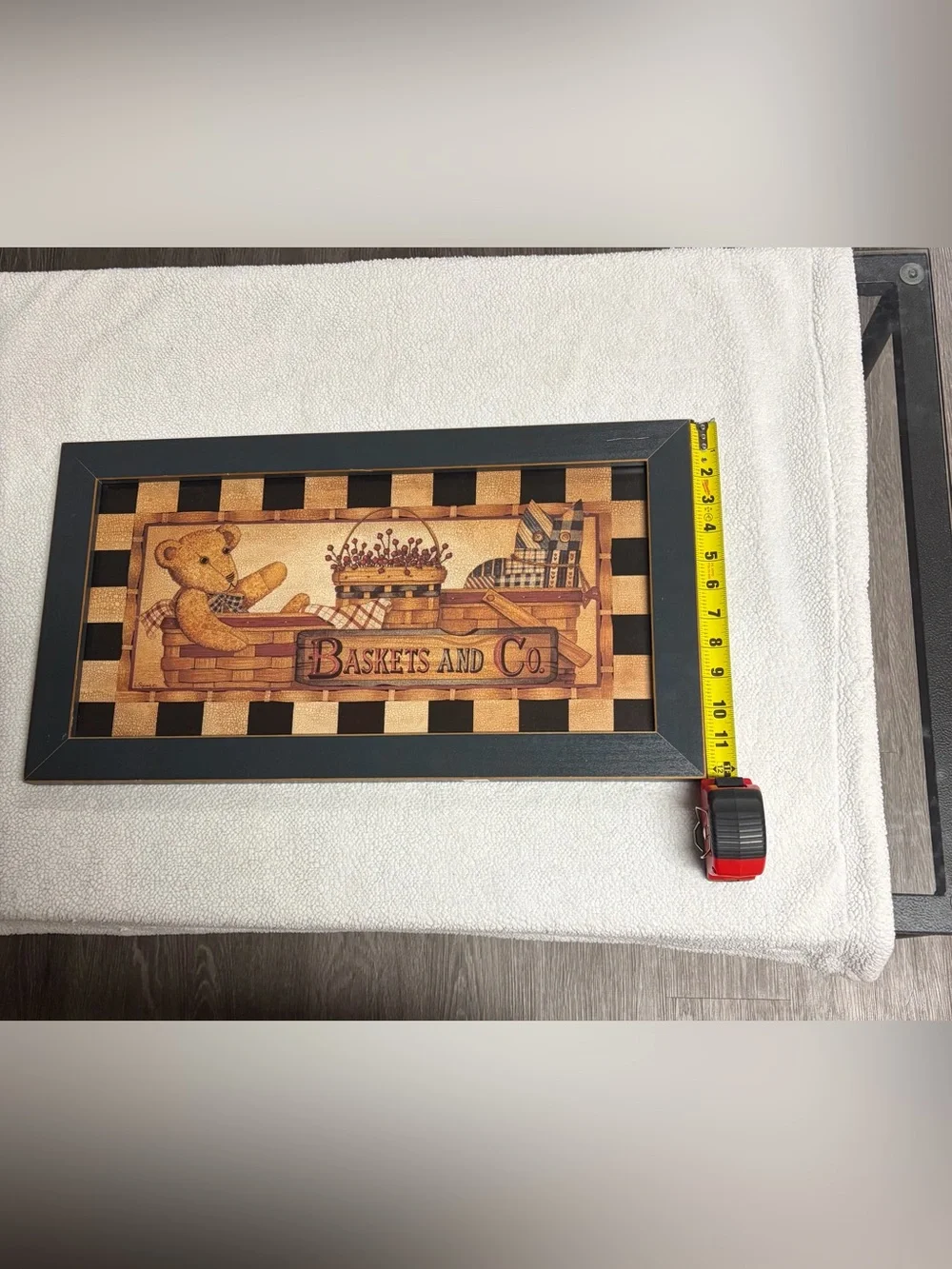 Baskets and Co. Framed Wall Art - Rustic Tan and Brown